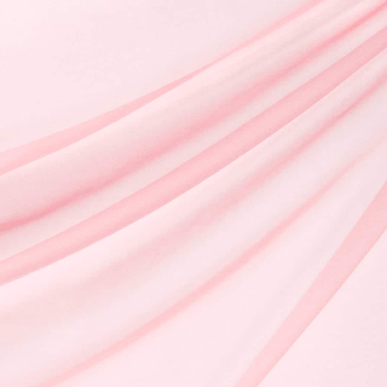118&#x22; Light Pink Voile